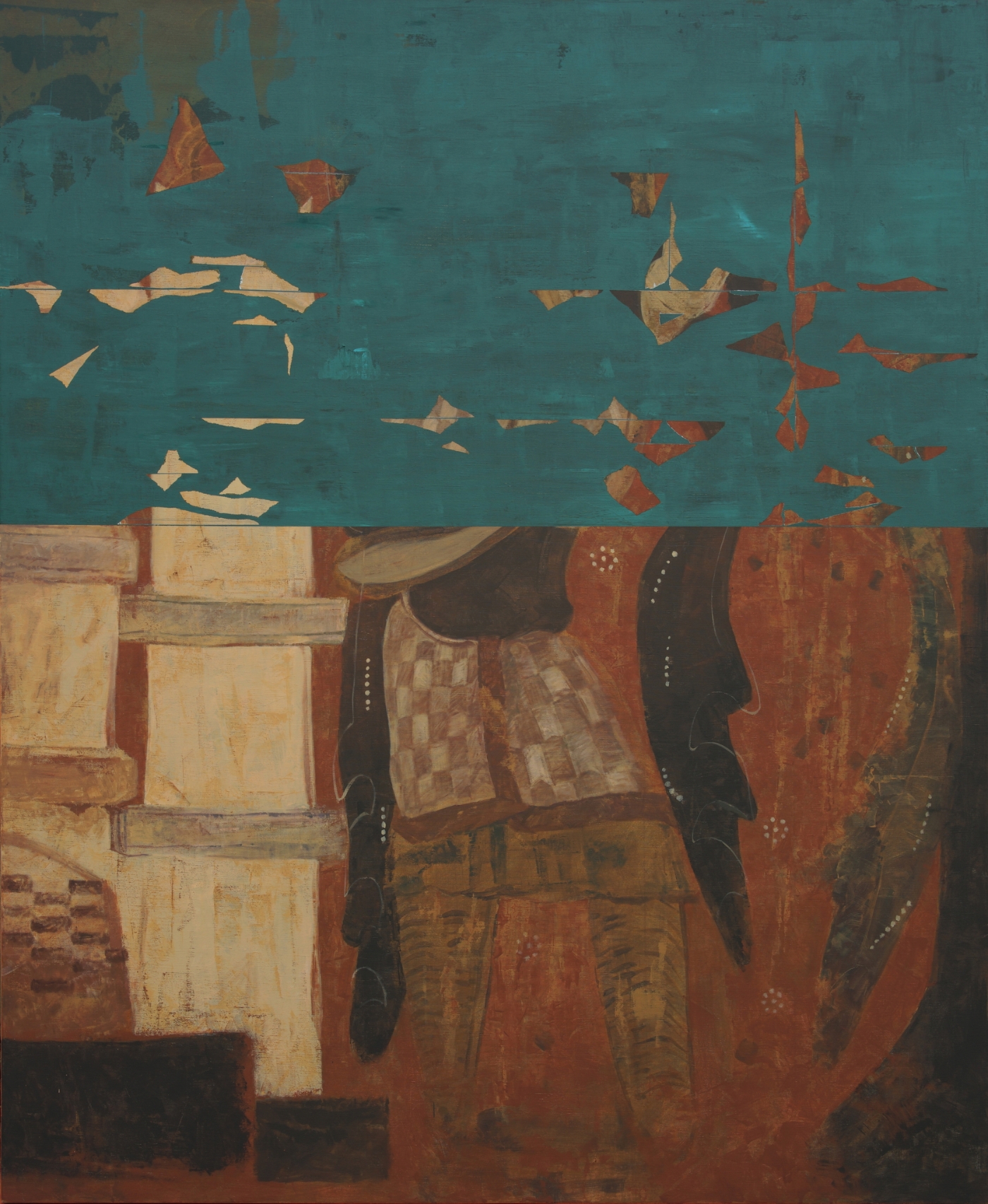 6.懸置四 布面丙烯 220x180cm 6.懸置四 布面丙烯 220x180cm