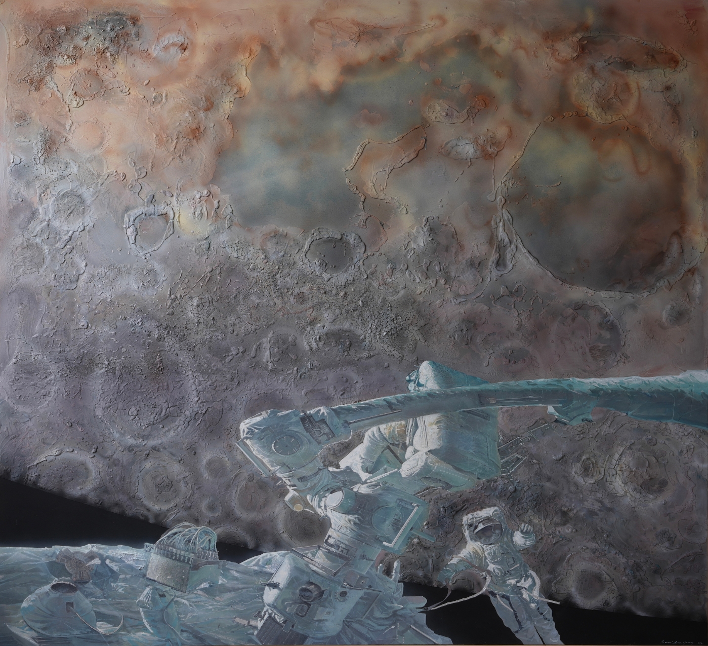 17.《夢舟 》綜合材料 200cmx220cm 2024 17.《夢舟 》綜合材料 200cmx220cm 2024