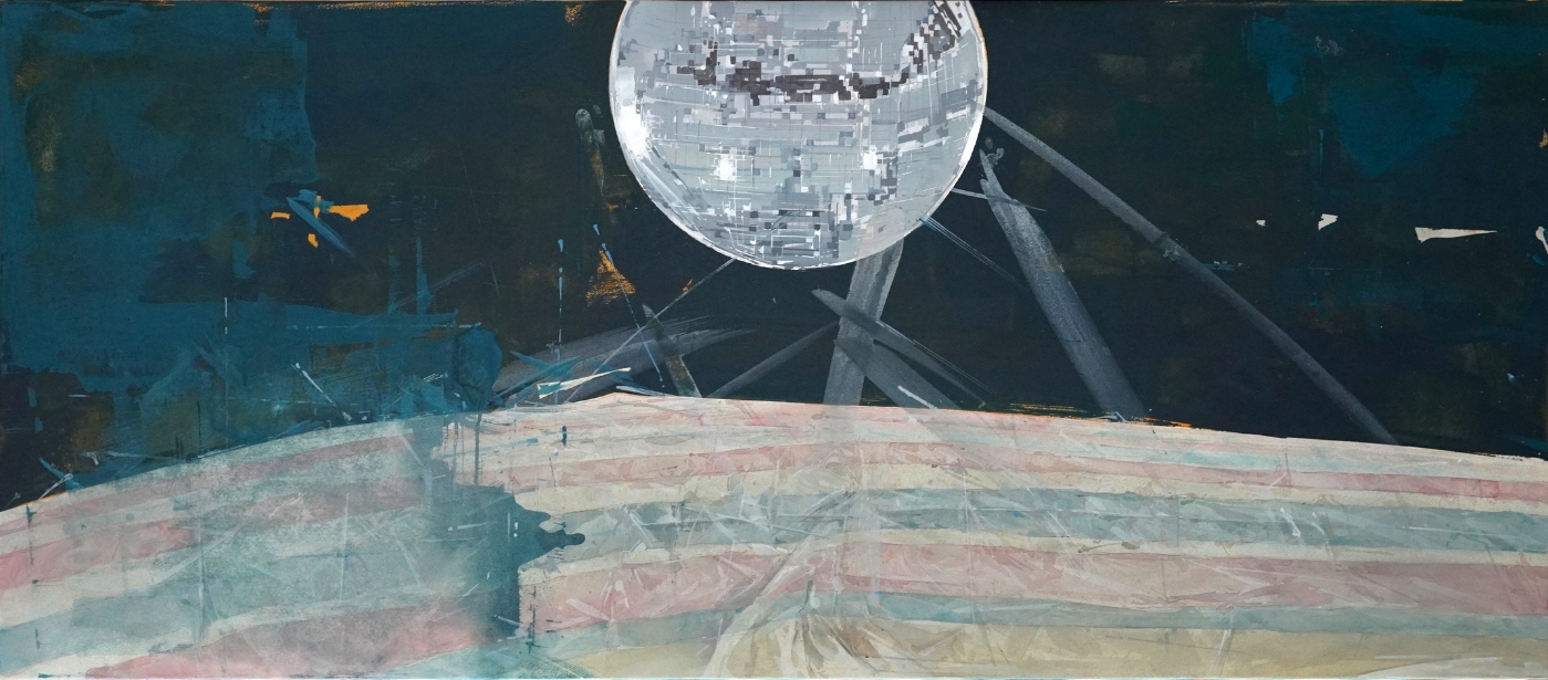 20.《謝幕3》 紙本水彩 70cm×160cm 2021 20.《謝幕3》 紙本水彩 70cm×160cm 2021