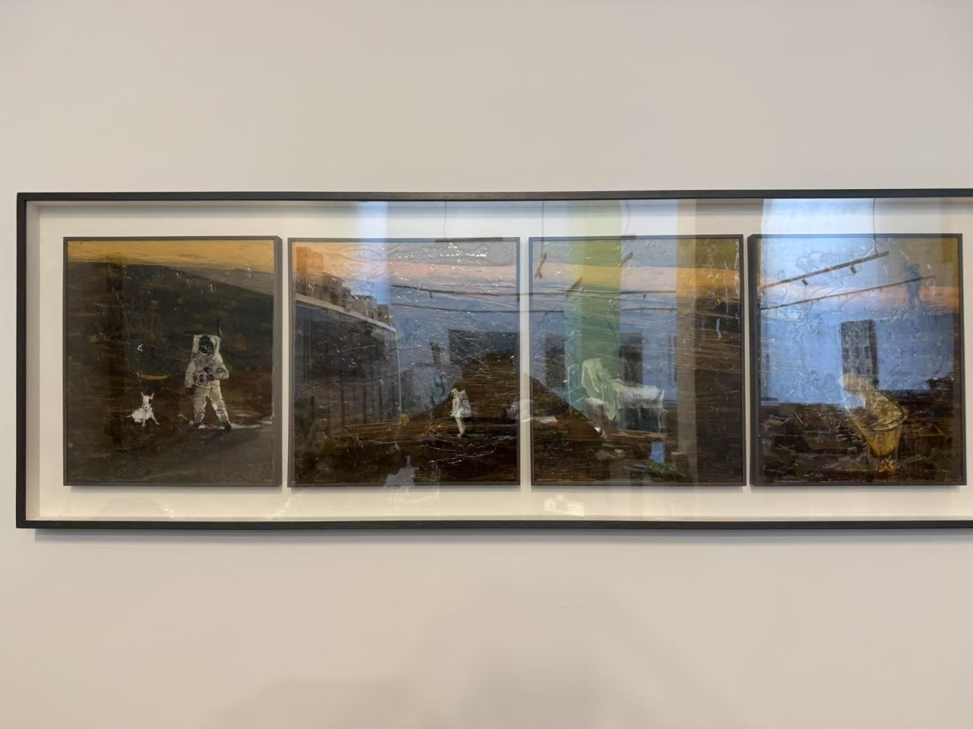 40.《無人之境》45cm×120cm 2017 綜合材料 40.《無人之境》45cm×120cm 2017 綜合材料