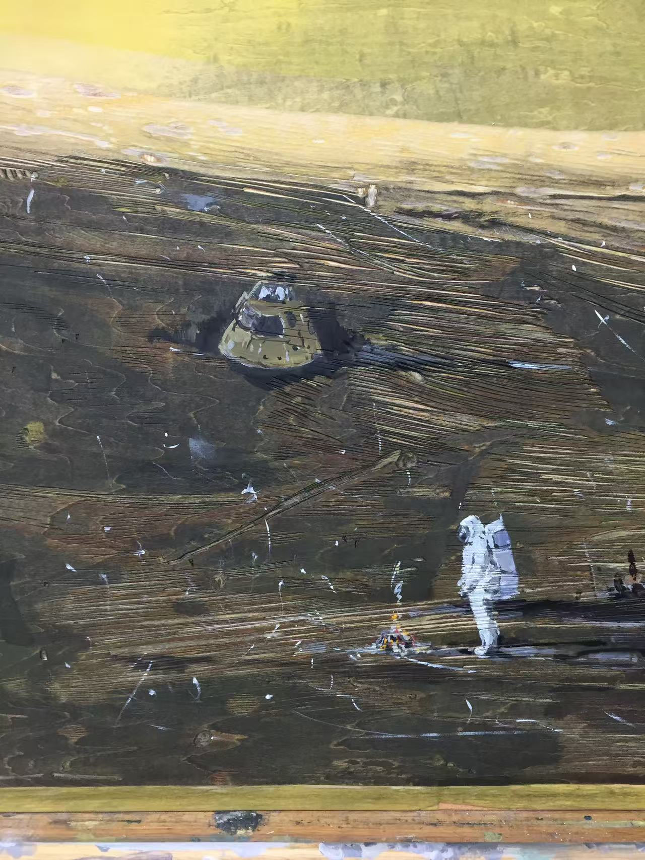 40.局部1《無人之境》45cm×120cm 2017 綜合材料 40.局部1《無人之境》45cm×120cm 2017 綜合材料