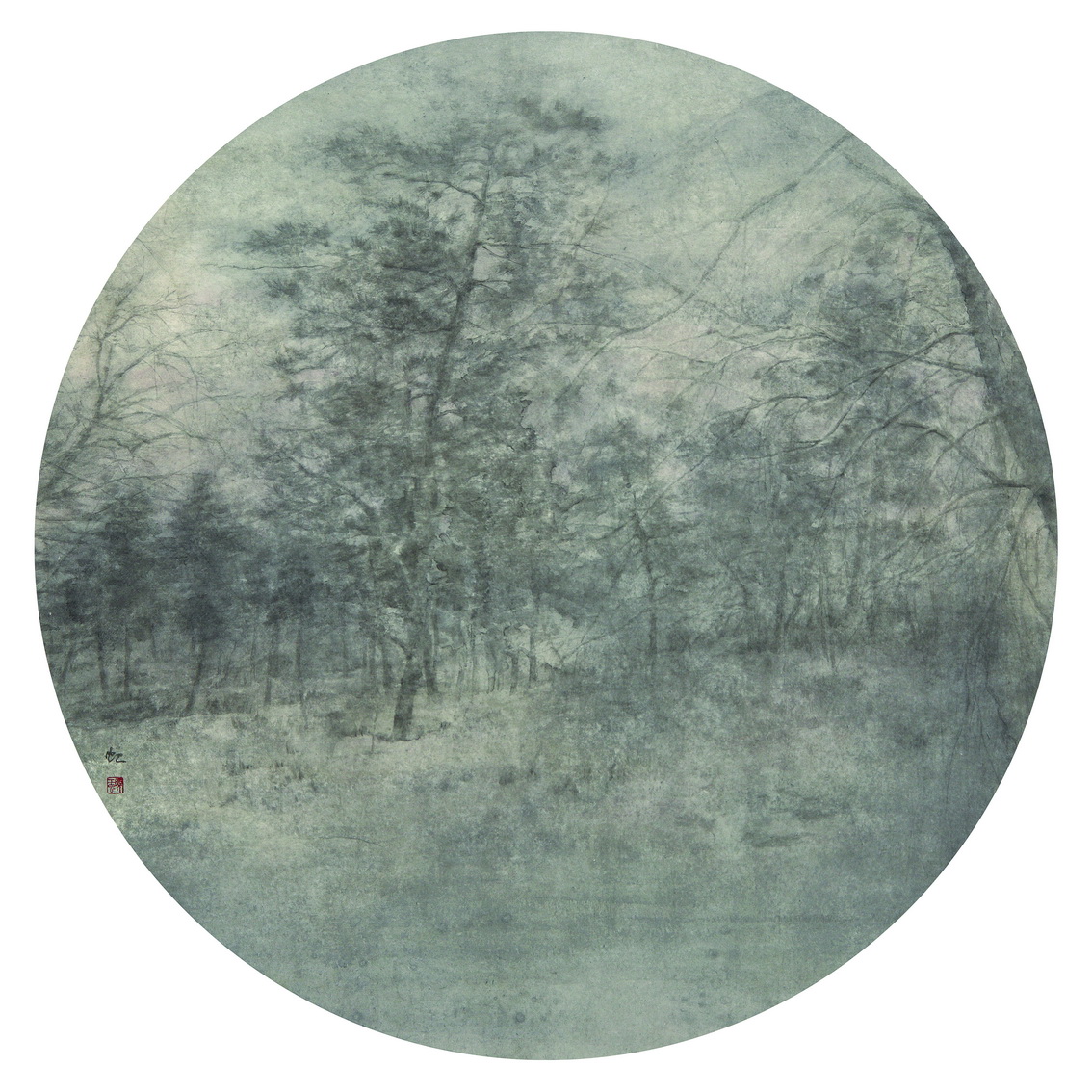 謝曉虹《后花園》70cmx70cm 謝曉虹《后花園》70cmx70cm