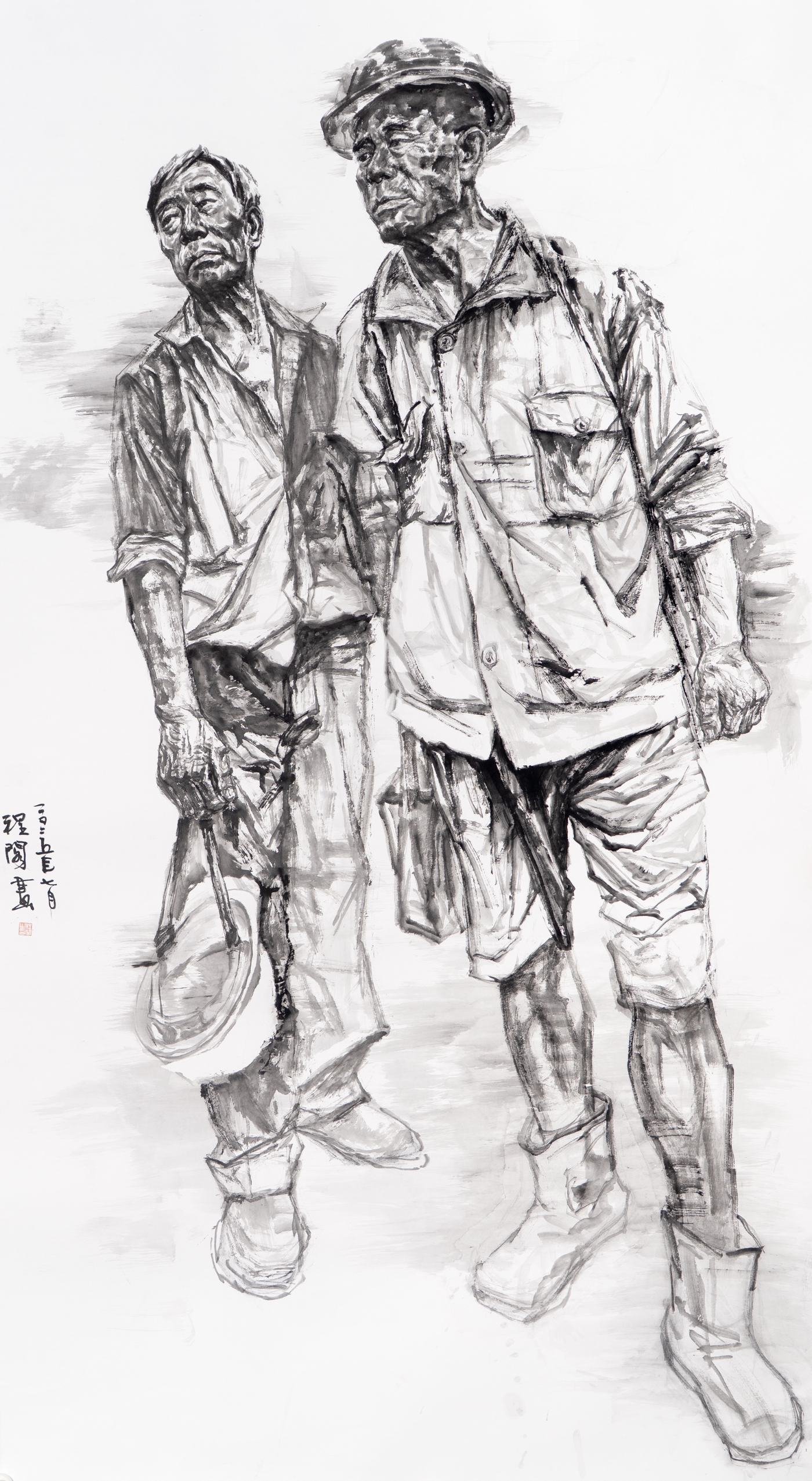 程閣《江潮筑夢人》180cmx96cm 程閣《江潮筑夢人》180cmx96cm