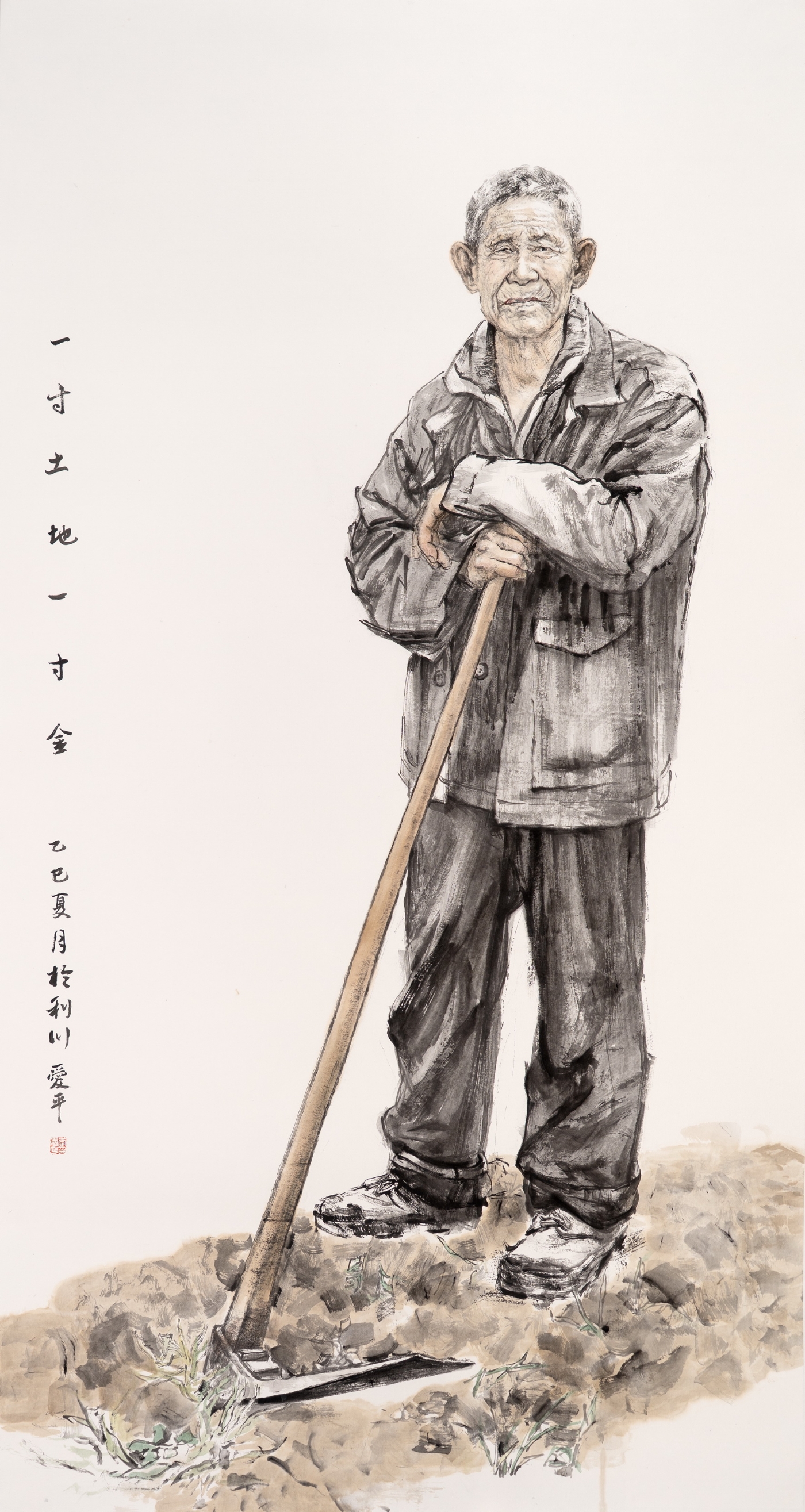 李愛平《一寸土地一寸金》180cmx96cm 李愛平《一寸土地一寸金》180cmx96cm