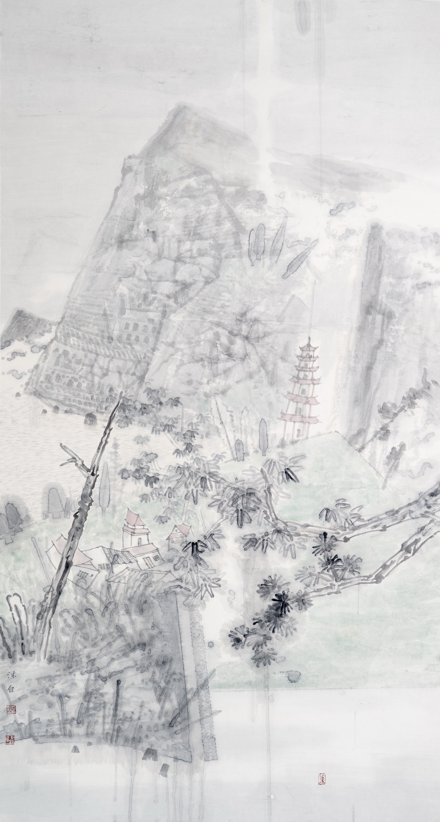 楊波 夏利《谷雨》180cmx96cm 楊波 夏利《谷雨》180cmx96cm